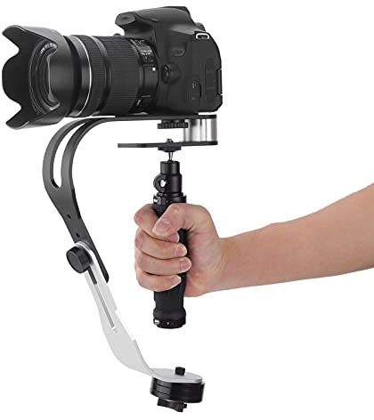 Stabilisateur de Caméra Vidéo,Alliage D'aluminium Pro Caméra Vidéo de Poche Stabilisateur pour Appareil Photo Reflex Numérique Stabilisateur Vidéo pour Caméscope, DV