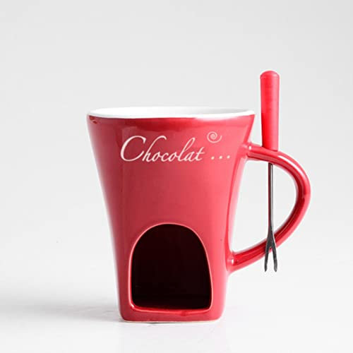 Set of fondue cups Mini personal fondue pots chocolate cheese ice cream fondue kit Individual butter melting cup small warmer