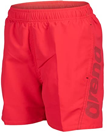 Arena Fundamentals Logo Junior Boxer R Costume Bambino Mare e Piscina, Costume da Bagno in Morbido Tessuto Riciclato ad Asciugatura Rapida, Boxer Mare con Slip Interno in Mesh