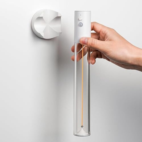 AUGE LIGHT Motion Sensor Light Magnetic Body Sensor Wall Light Wall Sconce Rechargeable USB Torch Lights Cordless Handheld for Bedside Stair Hallway (White)