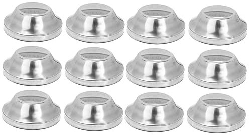 DOITOOL 12piezas Base De Poste De Barandilla De Acero Inoxidable De Fácil Instalación Decorativa y Duradera para Exteriores Compatible Poste