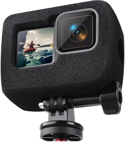 Guardabrisa Resistente al Viento para Cámara de Acción, Cancelación de Ruido Protección de Esponja, Compatible con GoPro Hero 12/11/10/9