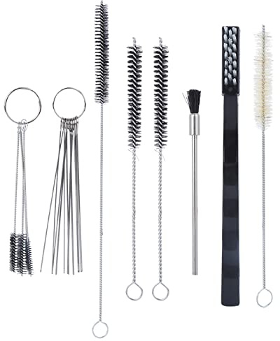 Kit de Nettoyage pour Pistolet à Peinture, Kit de Nettoyage pour Brosse à Air, Kit de Nettoyage de Pièces D'aérographe, Accessoire de Matériel de Nettoyage pour Pistolet à