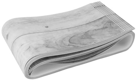 Carrelage à DéColler et à Coller, 10 Carreaux de Sol Auto-adhésifs Imperméables et Résistants à L'huile, 13,5 Pieds carrés. Planche de Bois en PVC givré, Revêtement de Sol en