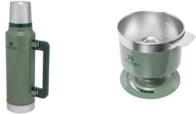 Stanley Classic Legendary Thermosflasche 1.4L & Perfect Brew Pour Over Kaffeebereiter - Ergibt 1-6 Tassen