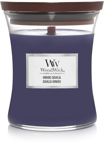 NUNU TRADING Woodwick Candle Hinoki Dahlia