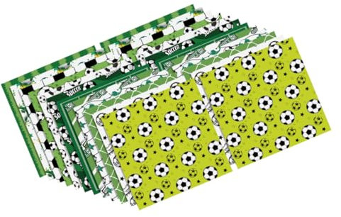 Cabilock Geschenkpapier Mit Fußballmotiv 24 Stück Für Partys Mit Fußballthema Baseball-geschenkpapier Geschenkpapier