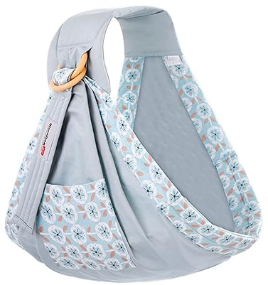 LOORGVEL Cobertura de Lactancia Materna y Portabebés para Recién Nacidos, Multifuncional, Correas Engrosadas, Manta Transpirable de Algodón para Todas las Estaciones, Uso Cómodo