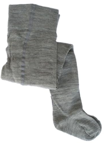 Grödo | Baby Leichte Wolle Strumpfhose | 80% Wolle (kbT), 18% Baumwolle (kbA), 2% Elasthan (DE/NL/SE/PL, Numerisch, 68, 74, Naturgraumeliert)
