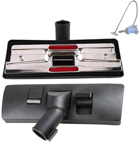 32mm Vacuum Brush Head Universal for Henry,Hoover, Eureka, Shop VAC, Hetty, James etc. Vacuum Cleaners | Dual Pedal Switching for Floor and Carpet Tool Nozzle Vacuum Head Metal Bottom