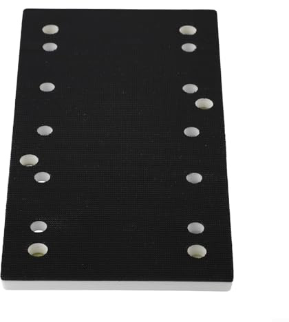 Disco abrasivo a disco abrasivo 225x115mm con 16 fori totali per aspirazione sottovuoto, accessorio di ricambio di forma quadrata per levigatrici e lucidatrici elettriche
