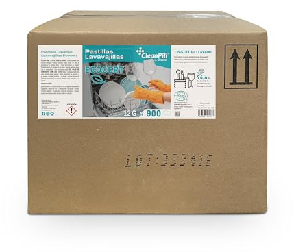 900 pastilles écologiques pour lave-vaisselle - ECOCERT - CLEANPILL BY ORACHE