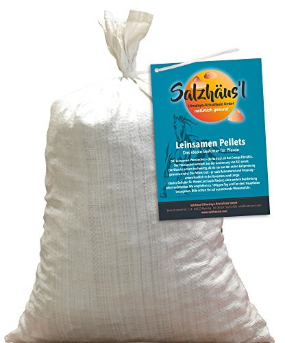 Bio Leinsamen Pellets tagesfrisch gepresst 10 kg/Ölmühle Omega/Pferde-Leckerli/Versand NUR innerhalb von Deutschland