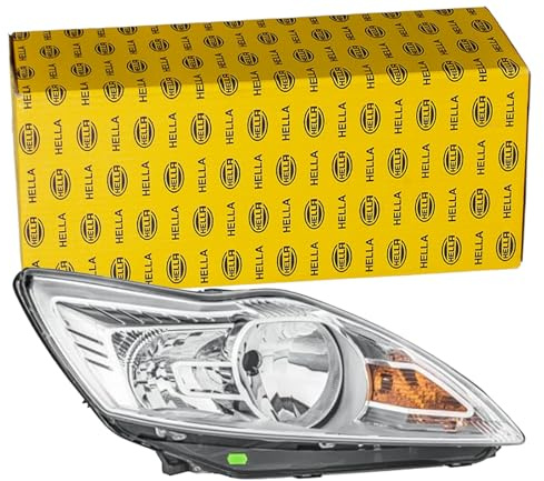 HELLA 1EE 354 257-021 Scheinwerfer - Ford Focus II (DA_, HCP, DP) - chrom - für Rechtsverkehr - rechts