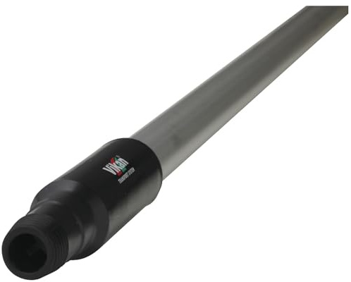 Vikan 293752 Aluminium Handle, Black, 31 mm Diameter, 1505 mm Length