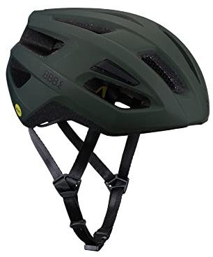 BBB Erwachsene Fahrradhelm für Mountainbike und Rennrad, Mattolivgrün, M (53-58 cm)