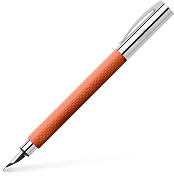 Faber-Castell ‎147760 - Füller Ambition OpArt White Sand, Federbreite M, inkl. Geschenkverpackung