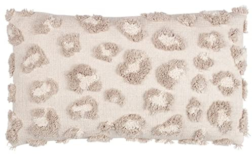 furn. Maeve Kissenbezug, Leopardenmuster, 50 x 30 cm, Natur, 1 Stück, Bohemian, Heimdekoration