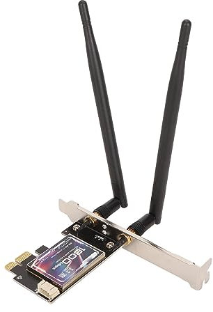 Adaptador WiFi PCIe AX1800, Tarjeta WiFi 6 PCIe para PC de Escritorio, BT5.2 WPA3 802.11AX Adaptador de Red de Doble Banda 5.8G 2.4G para Juegos con Antenas Duales de 6dBi
