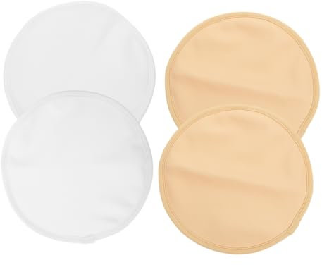 DOITOOL 4pcs Castor Oil Nursing Pads Reusable Essential Oil Breast Wrap for Comfortable Support for Breast Care