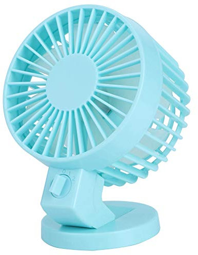 NOENNULL Ventilador de mesa USB, mini ventilador de mesa portátil, ventilador USB ultrasilencioso, ajuste de 45°, ventilador de escritorio, ventilador personal para el hogar, oficina, viajes, camping