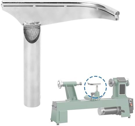 J Curved Lathe Tool Rest, 1 Inch 25mm Post Hardened Steel Wood Turning Tool Rest, Lathe Tool Rest for Bowl Turning