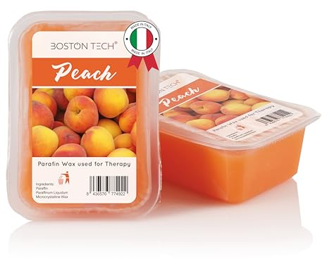 Paraffin für Hände und Füße Boston Tech Antioxidative Rehabilitation 2 Blöckex 450g Pfirsich