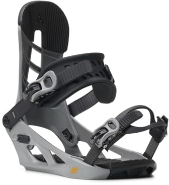 K2 - Fijaciones de snowboard para hombre, talla XL, color gris