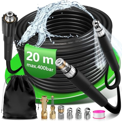Tuyaux pour nettoyeur haute pression de 20 m