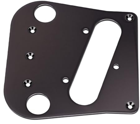 POENVFPO Bridge Plate, Fit for B5/B50 Guitar with Iron Guitar Bridge Base Plate, Saddle Replacement