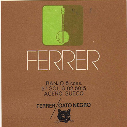 Juego de 6 cuerdas para Banjo cuerdas Gato Negro. Fabricado artesanalmente en España desde 1868.