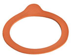 WECK-Einkochringe, 100 Gummidichtringe 94 x 108 mm für Rundrand 100, rot-braun, RR100, luftdicht verschließen + konservieren, Zubehör zum Einkochen, einwecken incl. Rezeptheft von Diamantzucker