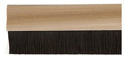 Door Bottom Brush Draught excluder Sweep Seal - 914mm (3ft) Wide, Stormguard (Wood)