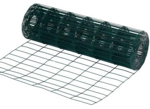 Garden Mile® 0.6m X 10m Garden Border Fence Heavy Duty Green PVC Wire MESH Border Enclosure Fencing (0.6m x 10m)