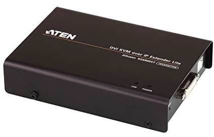 Aten KE6900ST 60668F KVM-Over-IP-Transmitter, DVI-D, USB schwarz
