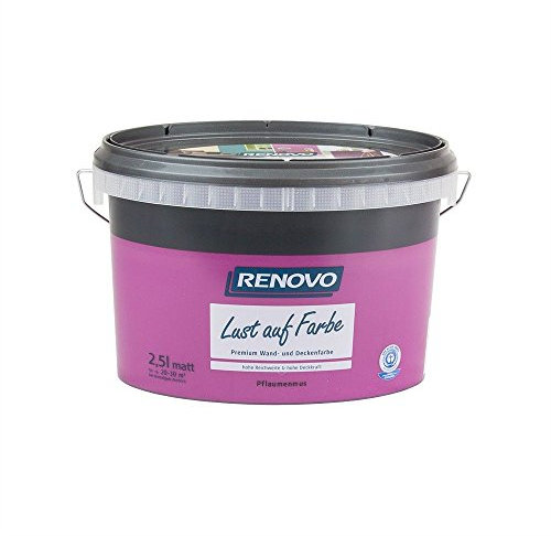 Trendfarbe Pflaumenmus 2,5 L Renovo Lust auf Farbe - Wandfarbe Deckenfarbe