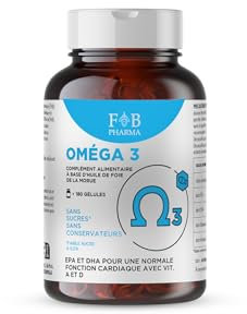 FB Pharma - Olio fegato merluzzo - 180 perle in softgel – Integratore OMEGA 3 1000mg + Vitamina A e Vitamina D – contribuisce al mantenimento di ossa, denti, vista e funzione celebrale normali
