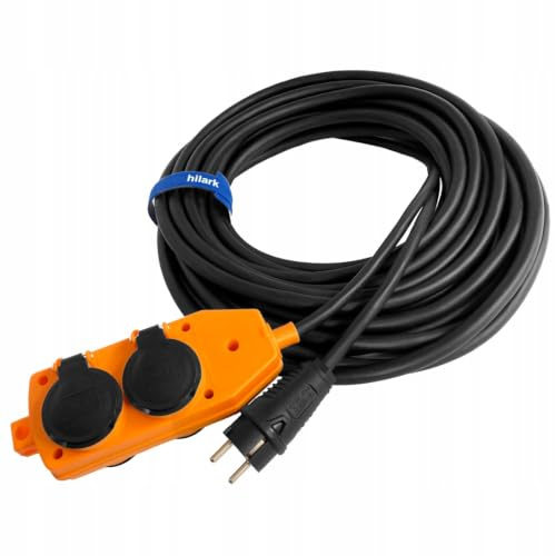 Hilark Cable Tech Rallonge H05VV-F 3x2,5mm² 10m