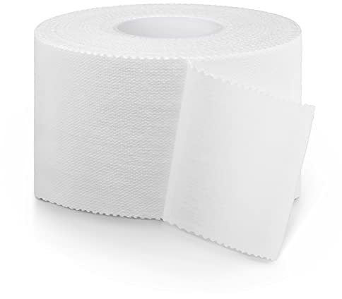 GOCUODE 1 Stücke 5cm Sports Tape,Fingertape Selbstklebend Baumwolle,Sport Tapeverband für Volleyball Klettern Handball BJJ Fußball Basketball,Starke Haftung (5cm*13.7m)