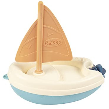 Smoby Little Green 140601WEB Segelboot, Spielzeug zum Erleben, biologisch abbaubarer Kunststoff