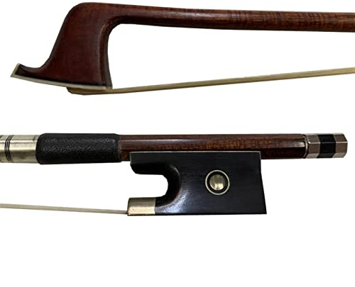 Geigenbogen Professionelle Hybrid -Kohlefaser -Geige Bogen 4/4,3/4,1/2,1/4 Außerhalb Von Pernambuco Ebony Frosch (Color : 3 4size)