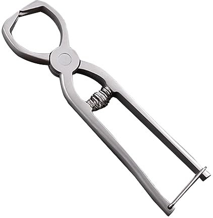 PRETYZOOM 1pieza Pinza De Té De Acero Inoxidable Utensilio Para Ceremonia Del Té Plateado