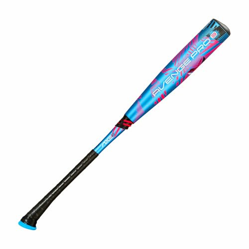 Axe Avenge Pro 3 Composite USA Baseball Bat | Drop -10 | 3-Piece Hybrid | 2 5/8 Barrel | Standard Axe Handle | Light Swinging Large Barrel for Youth Players | Blue/Pink (32)