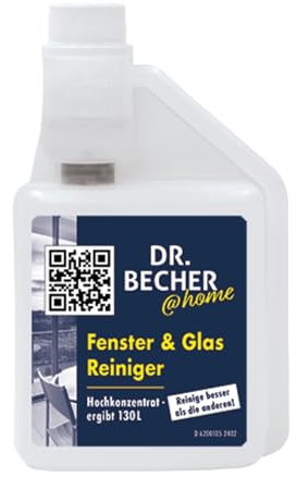 6x DR.BECHER @home Fenster & Glas Reiniger | Flasche (500 ml)