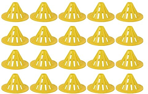 20 Pieces Bee, 20pcs Pack Bee Escape Device Plastic Door Escape Equipment Beekeeping One Tools Export Beekeeping Tools Beehive Accessories Way Entrance Gate Cone