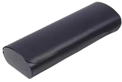 Boolavard Slim Aluminium Glasögonfodral | Lätt glasögonfodral | Glasögonskyddsfodral | Ytterskal av aluminium | Snäpplås för kvinnor män, Svart, en storlek