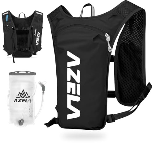 HOTUT Sac d'hydratation Léger, Sac à Dos de Course Ultraléger, Gilet Hydratation avec Gourde d'hydratation de 500 ML, pour Randonnée, Trail, Course à Pied, Cyclisme, Course, Marathon