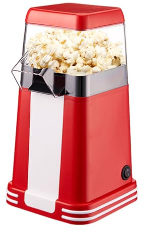 Machine à Popcorn - Machine à Pop-corn Style Vintage à Air Chaud,Appareil Automatique Compact pour Maison Cinéma Famille Soirée