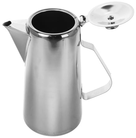 OFFSCH Jarra Fría De Acero Inoxidable 2l Con Tapa Plana Acero Inox Engrosado Para Agua Fría y Té Hogar Restaurante
