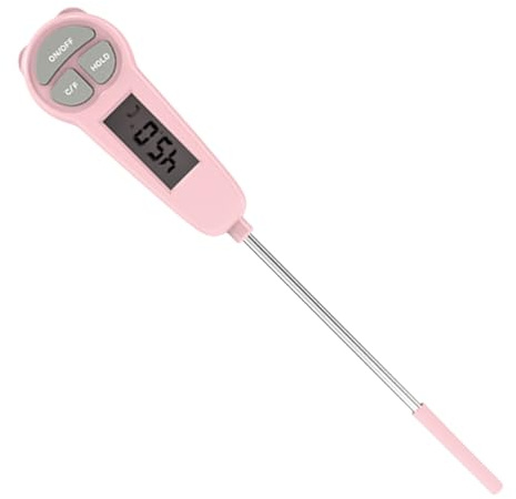 Misuratore di temperatura dell'acqua - Sensore di indicatore alimentare elettronico, LCD Display Termometro a lettura istantanea, design compatto robusto | Strumento da cucina per la casa,